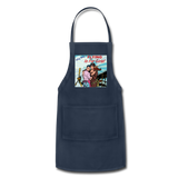 Flying Is For Girls - Adjustable Apron - navy