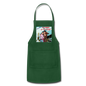 Flying Is For Girls - Adjustable Apron - forest green