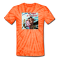 Flying Is For Girls - Unisex Tie Dye T-Shirt - spider orange