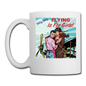 Flying Is For Girls - Coffee/Tea Mug - white