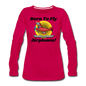 Born To Fly - Airplanes - Women's Premium Long Sleeve T-Shirt - dark pink