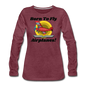 Born To Fly - Airplanes - Women's Premium Long Sleeve T-Shirt - heather burgundy