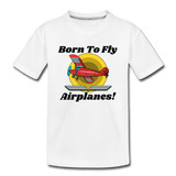 Born To Fly - Airplanes - Kids' Premium T-Shirt - white
