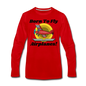 Born To Fly - Airplanes - Men's Premium Long Sleeve T-Shirt - red