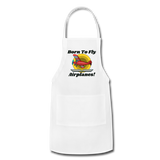 Born To Fly - Airplanes - Adjustable Apron - white