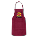 Born To Fly - Airplanes - Adjustable Apron - burgundy