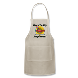 Born To Fly - Airplanes - Adjustable Apron - natural