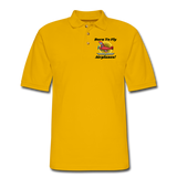 Born To Fly - Airplanes - Men's Pique Polo Shirt - Yellow