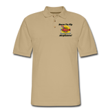 Born To Fly - Airplanes - Men's Pique Polo Shirt - beige