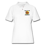 Born To Fly - Airplanes - Women's Pique Polo Shirt - white