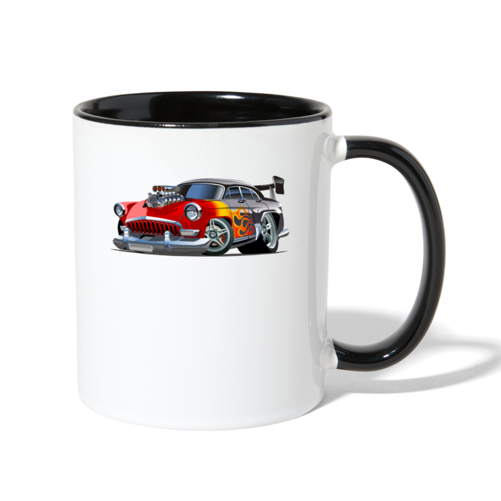 Hot Rod - Retro - Contrast Coffee Mug - white/black