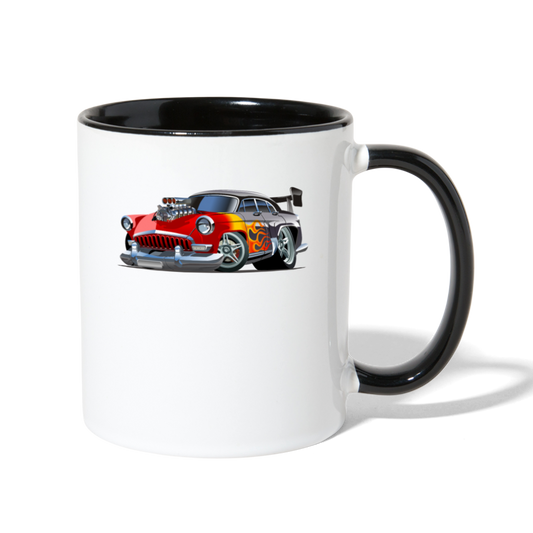 Hot Rod - Retro - Contrast Coffee Mug - white/black