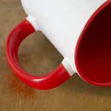 Hot Rod - Retro - Contrast Coffee Mug - white/red