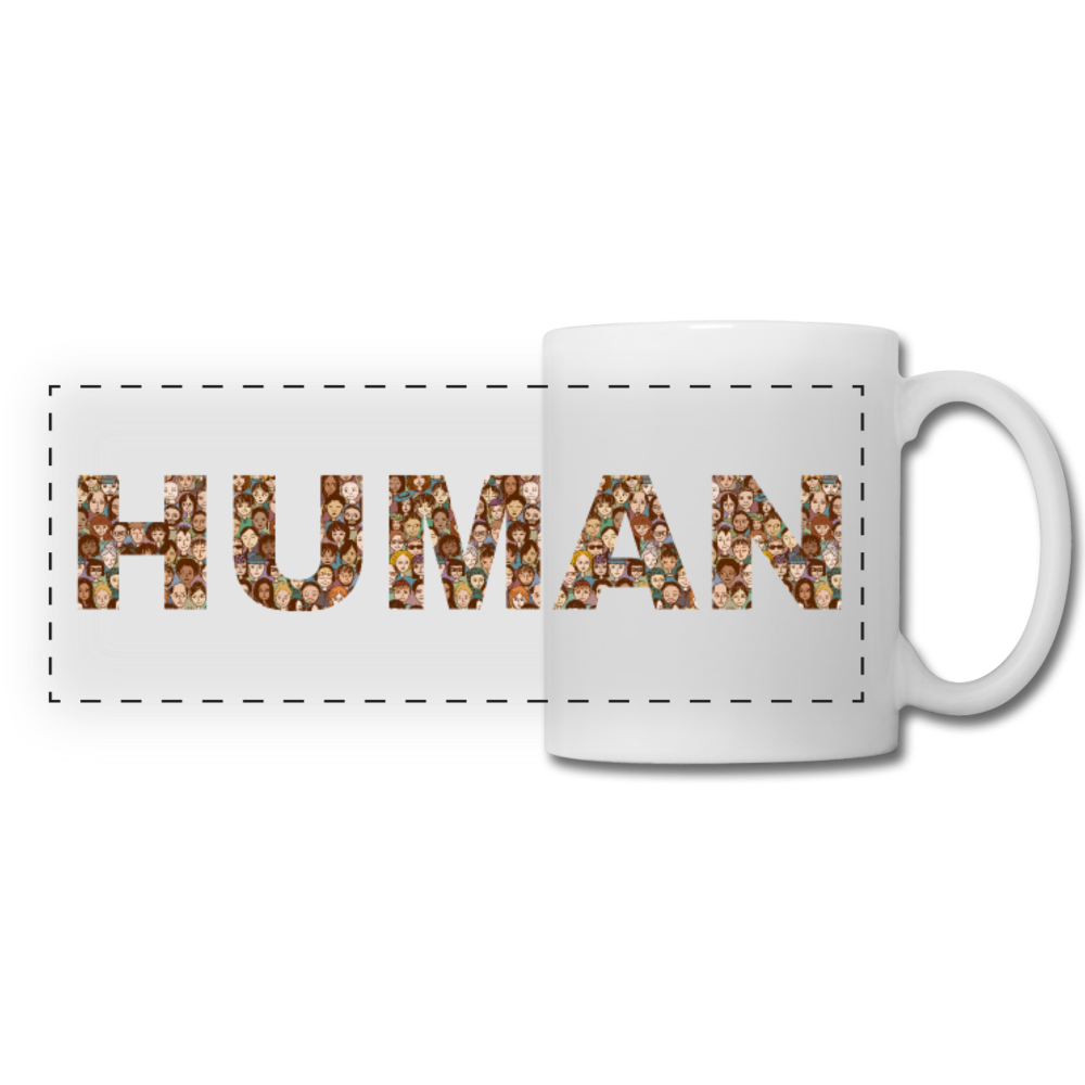 Human - People - Panoramic Mug - white