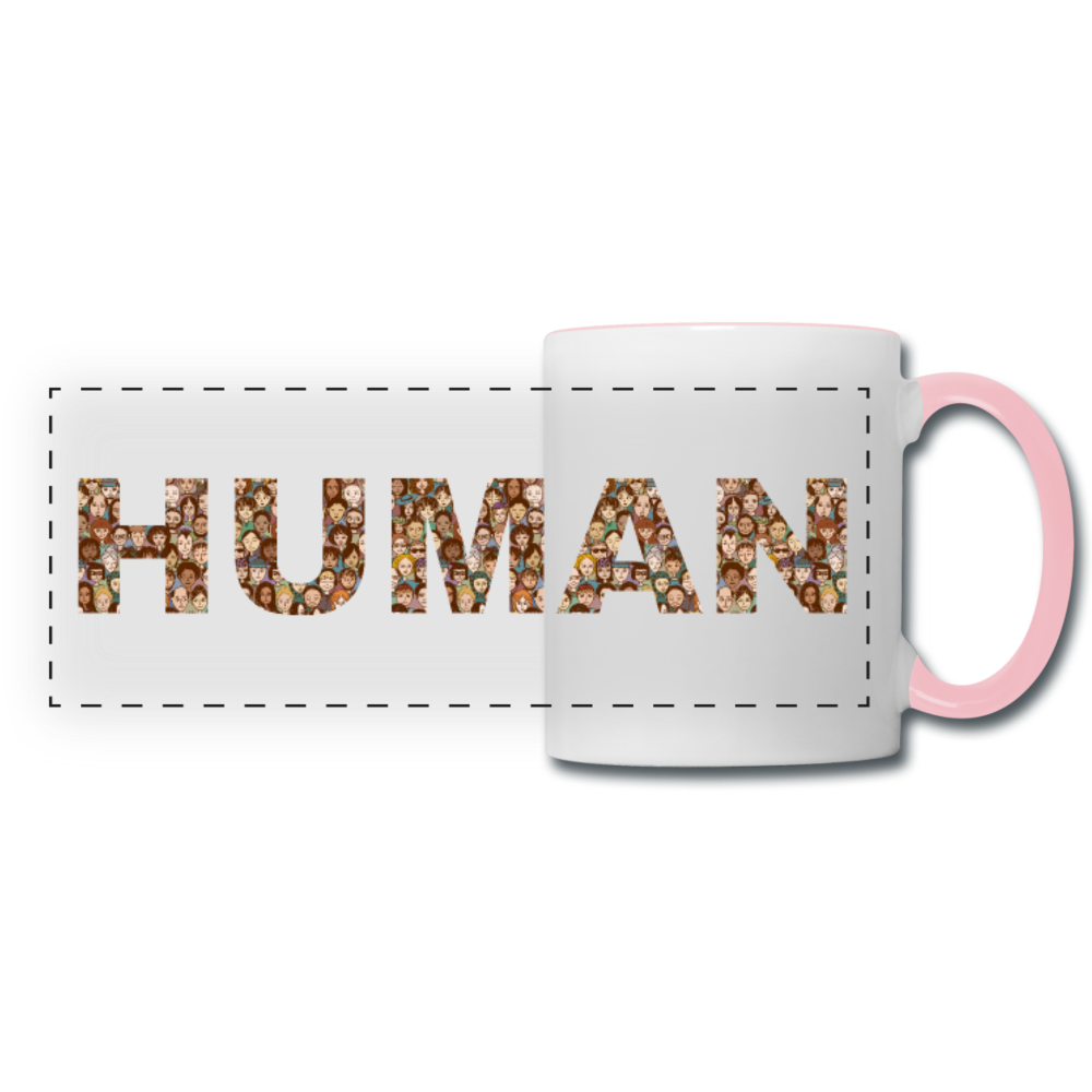 Human - People - Panoramic Mug - white/pink