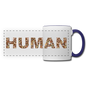 Human - People - Panoramic Mug - white/cobalt blue