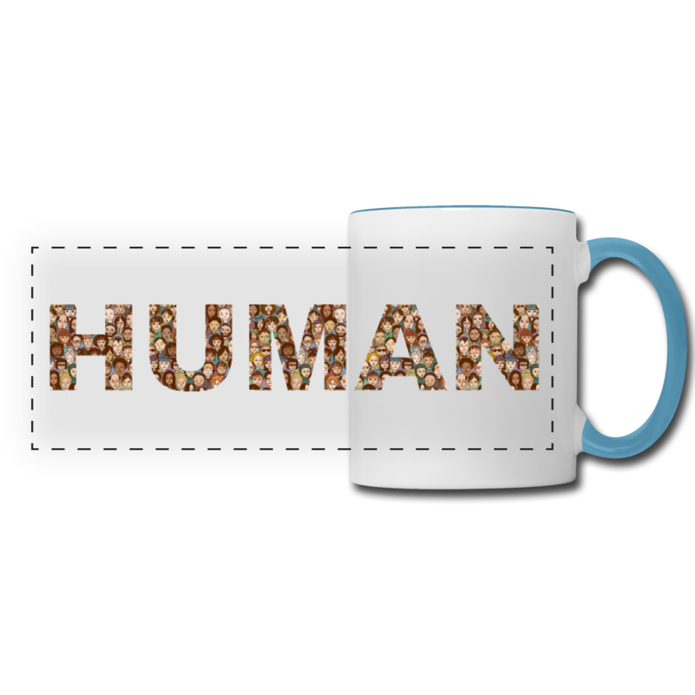 Human - People - Panoramic Mug - white/light blue