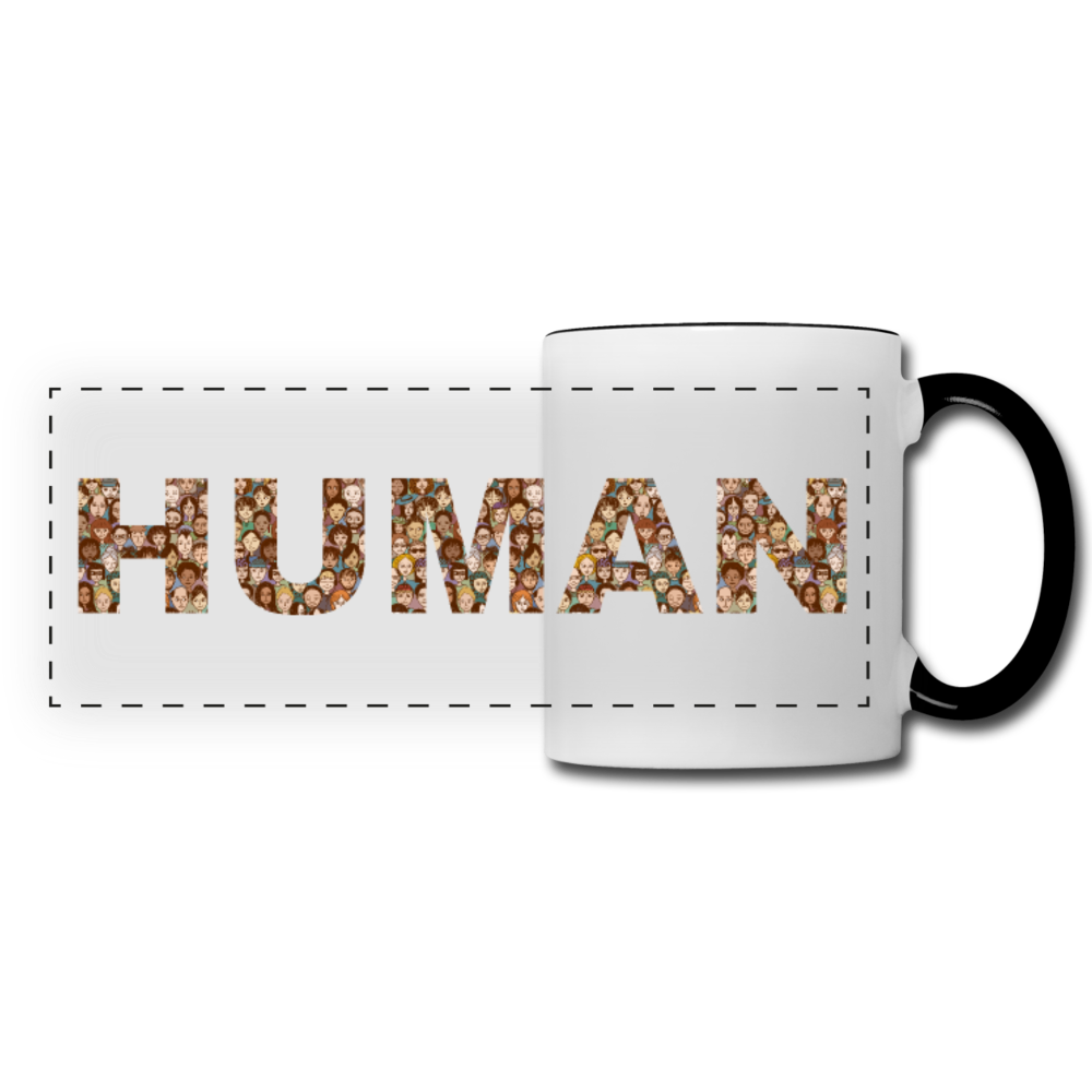 Human - People - Panoramic Mug - white/black