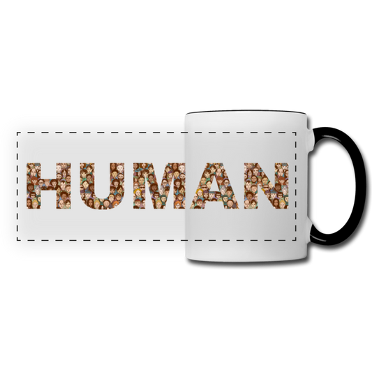 Human - People - Panoramic Mug - white/black