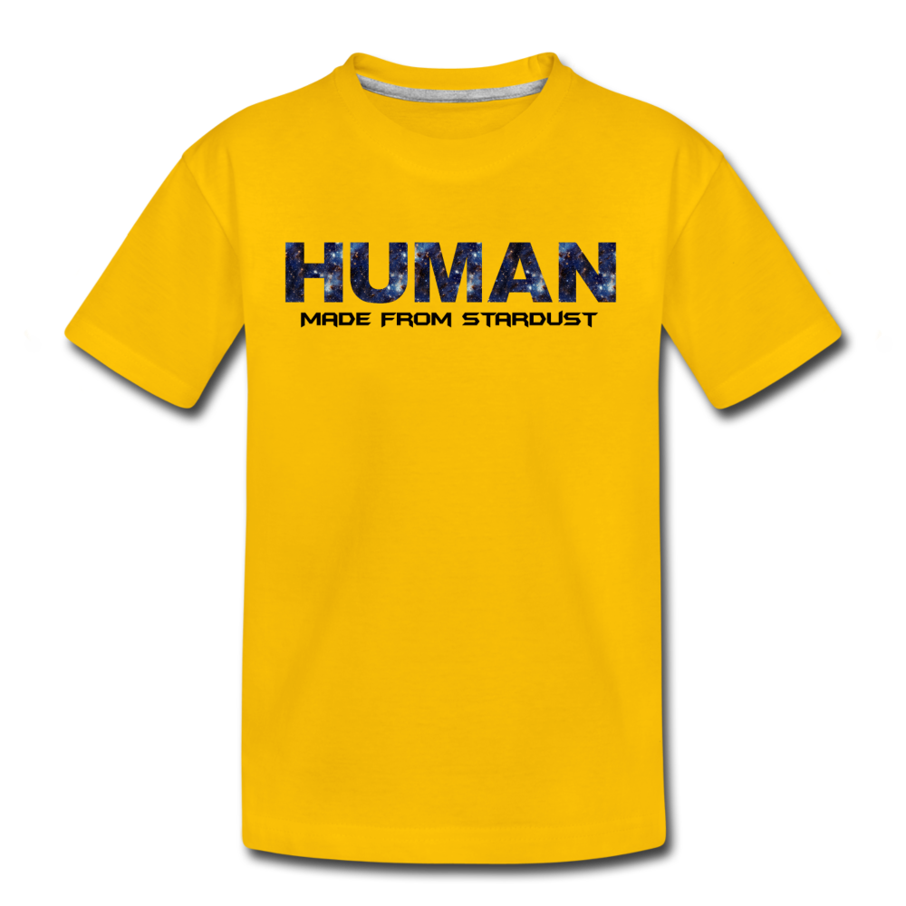 Human - Stardust - Kids' Premium T-Shirt - sun yellow