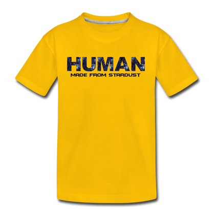 Human - Stardust - Kids' Premium T-Shirt - sun yellow