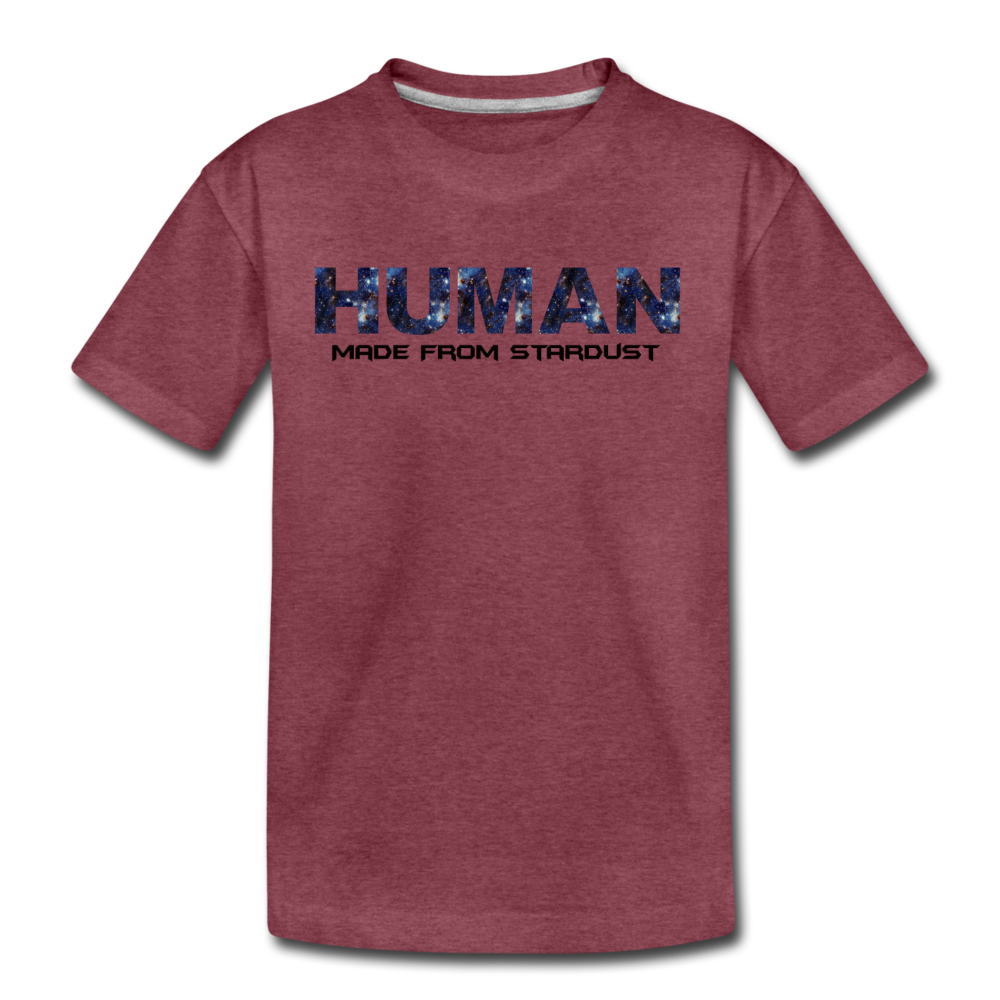 Human - Stardust - Kids' Premium T-Shirt - heather burgundy