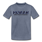 Human - Stardust - Kids' Premium T-Shirt - heather blue