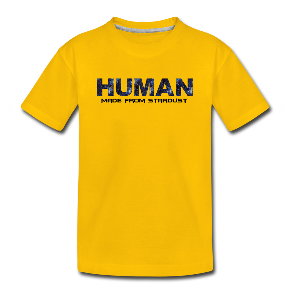 Human - Stardust - Toddler Premium T-Shirt - sun yellow