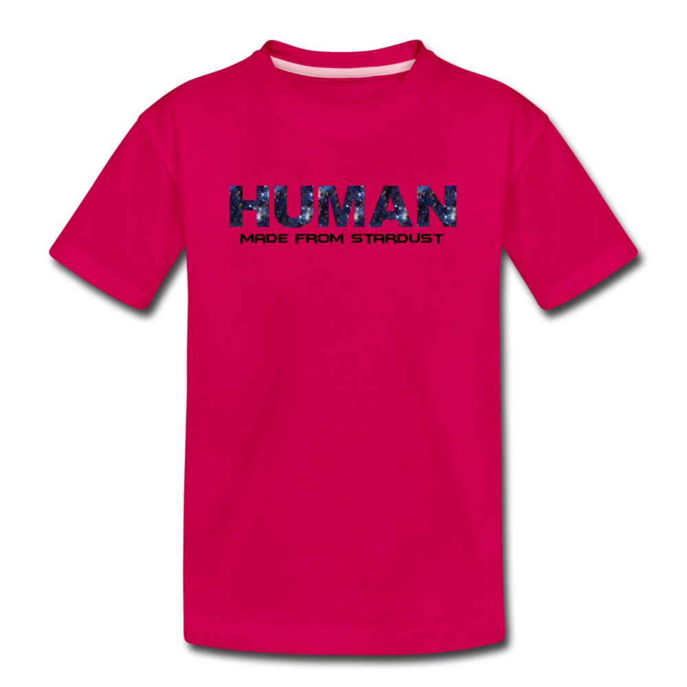 Human - Stardust - Toddler Premium T-Shirt - dark pink