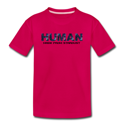 Human - Stardust - Toddler Premium T-Shirt - dark pink