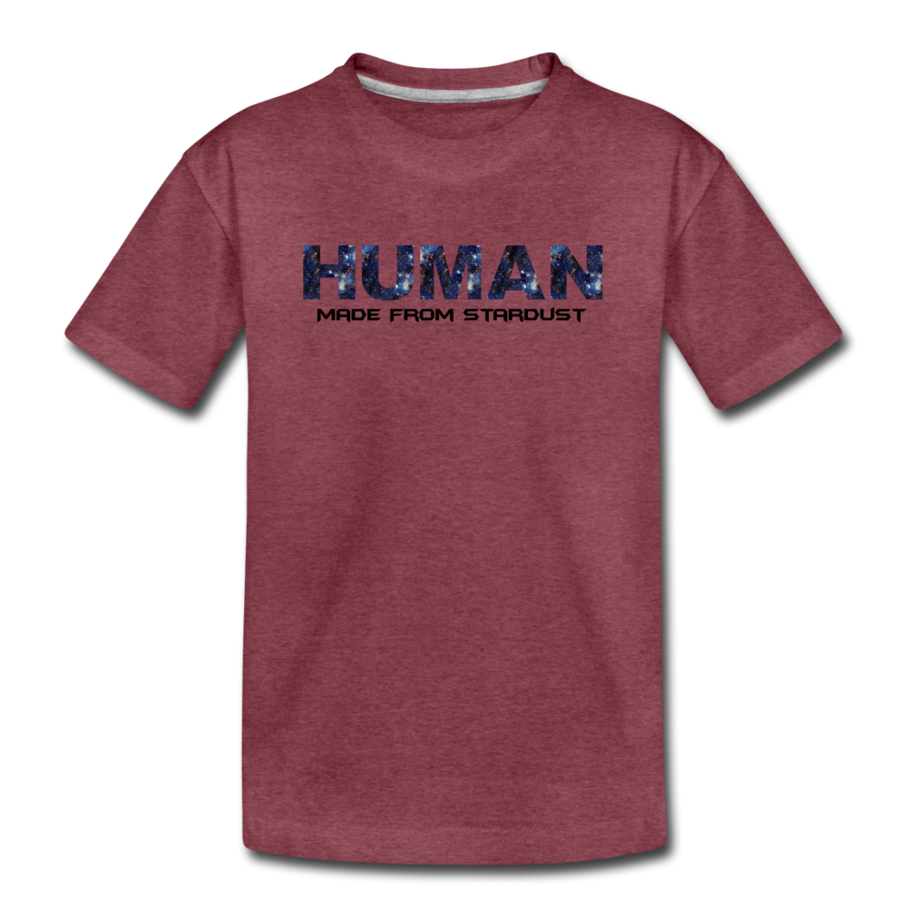 Human - Stardust - Toddler Premium T-Shirt - heather burgundy