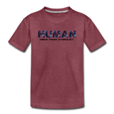 Human - Stardust - Toddler Premium T-Shirt - heather burgundy