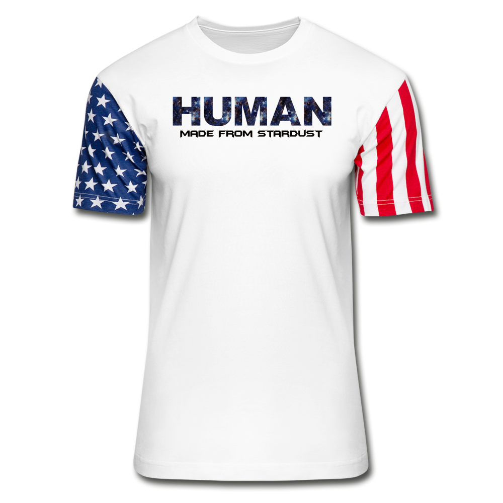 Human - Stardust - Stars & Stripes T-Shirt - white