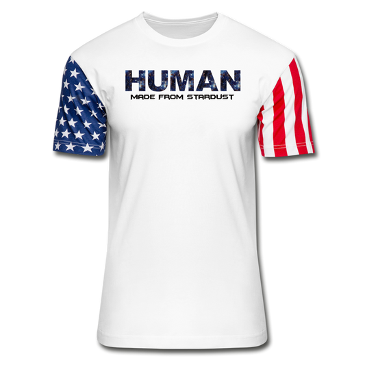 Human - Stardust - Stars & Stripes T-Shirt - white