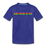 Human - Rainbow - Kids' Premium T-Shirt - royal blue