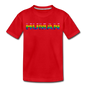 Human - Rainbow - Kids' Premium T-Shirt - red