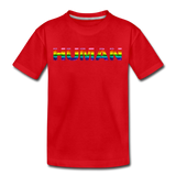 Human - Rainbow - Kids' Premium T-Shirt - red