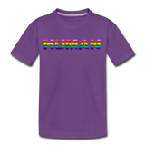 Human - Rainbow - Kids' Premium T-Shirt - purple