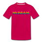 Human - Rainbow - Kids' Premium T-Shirt - dark pink