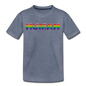 Human - Rainbow - Kids' Premium T-Shirt - heather blue