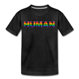 Human - Rainbow - Kids' Premium T-Shirt - charcoal gray