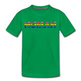 Human - Rainbow - Kids' Premium T-Shirt - kelly green