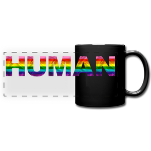 Human - Rainbow - Full Color Panoramic Mug - red