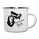Airport Bum - Camper Mug - white
