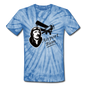 Airport Bum - Unisex Tie Dye T-Shirt - spider baby blue