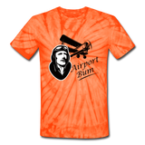 Airport Bum - Unisex Tie Dye T-Shirt - spider orange