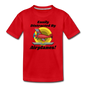 Easily Distracted - Red Taildragger - Toddler Premium T-Shirt - red