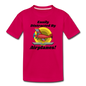 Easily Distracted - Red Taildragger - Toddler Premium T-Shirt - dark pink