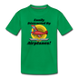 Easily Distracted - Red Taildragger - Toddler Premium T-Shirt - kelly green