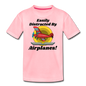 Easily Distracted - Red Taildragger - Kids' Premium T-Shirt - pink